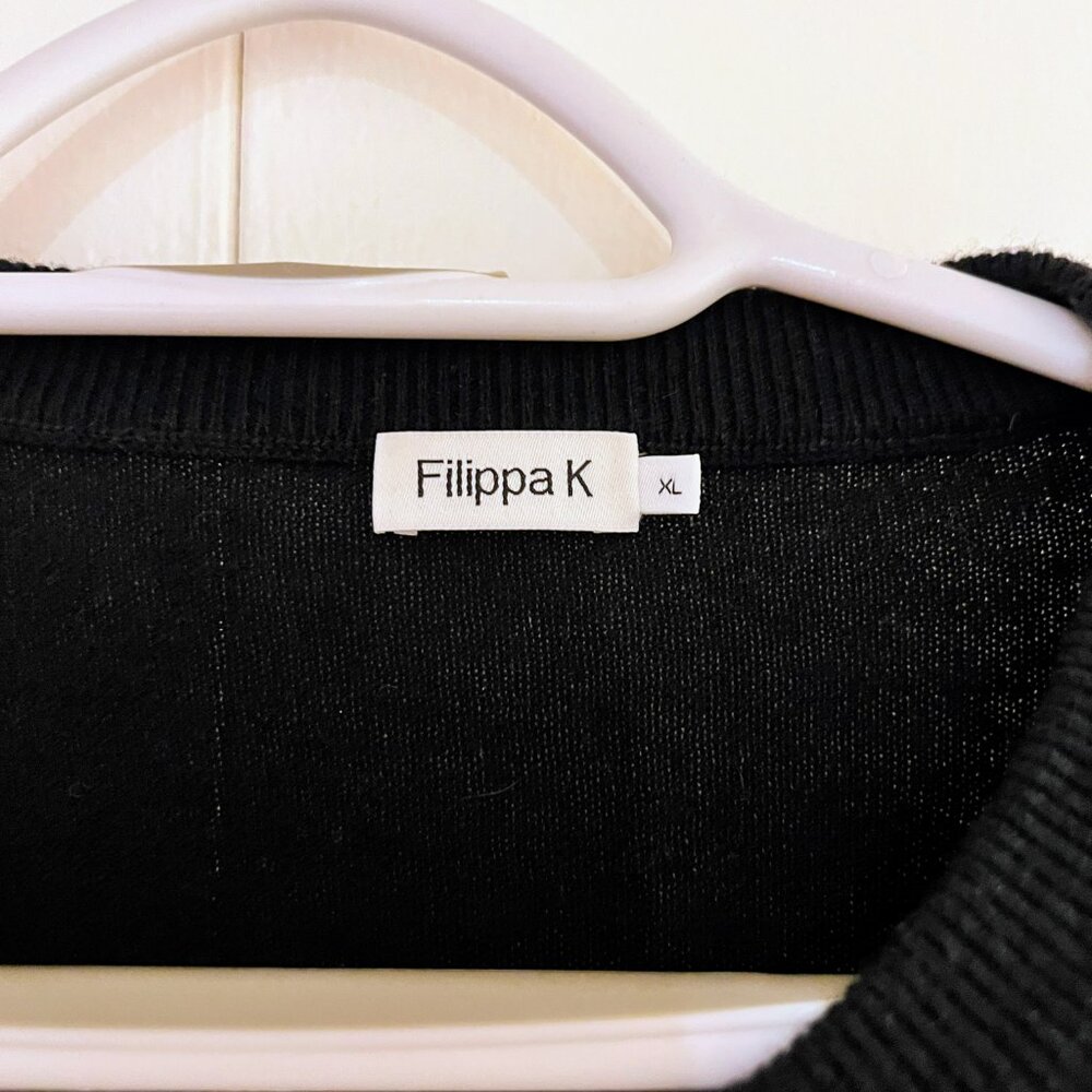 Fillipa K Cotton Merino Sweater in Navy (XL)